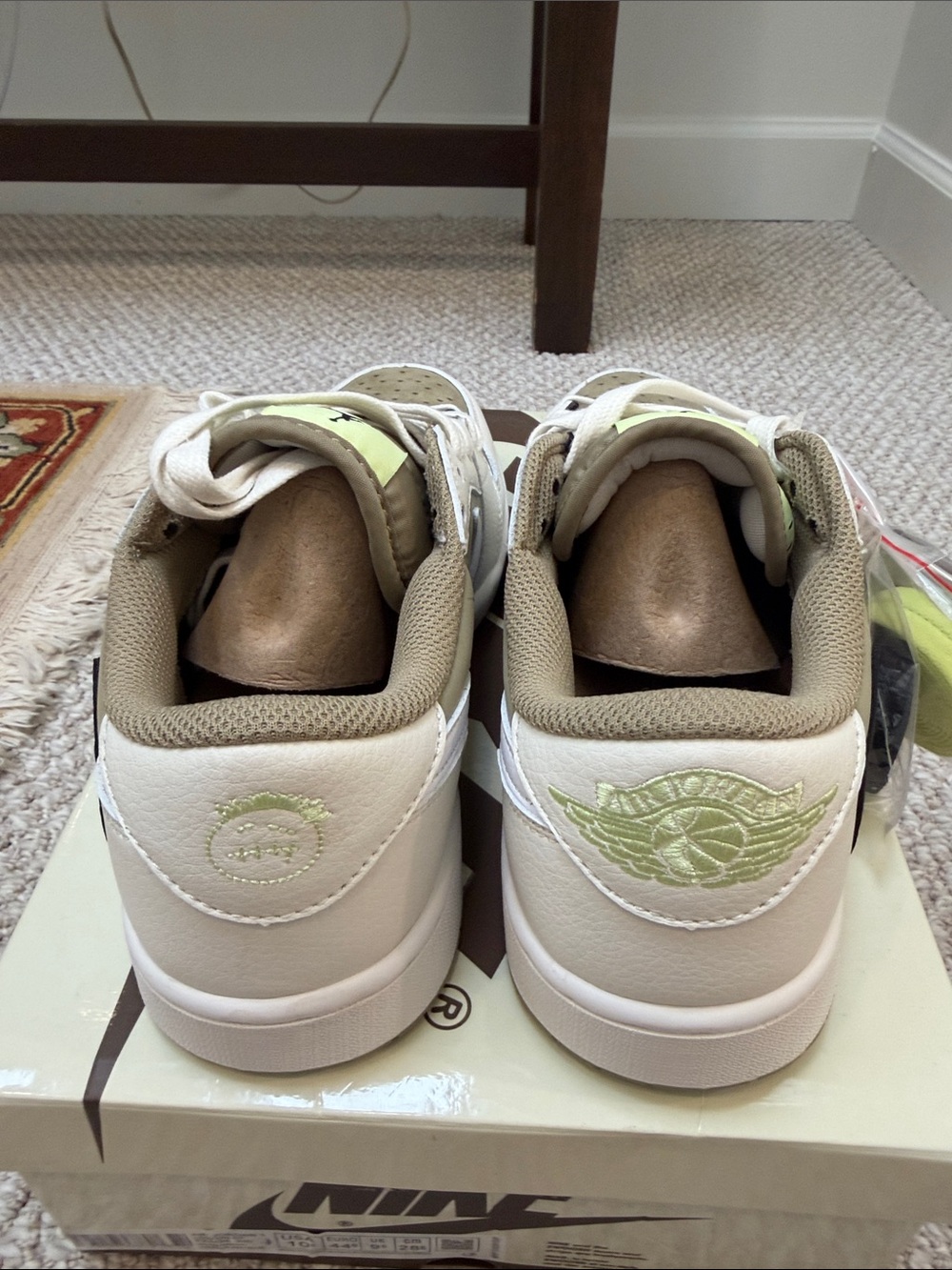 New Nike Air Jordan Travis Scott Cactus Jack Golf Low OG 10.5 - Picture 3 of 8